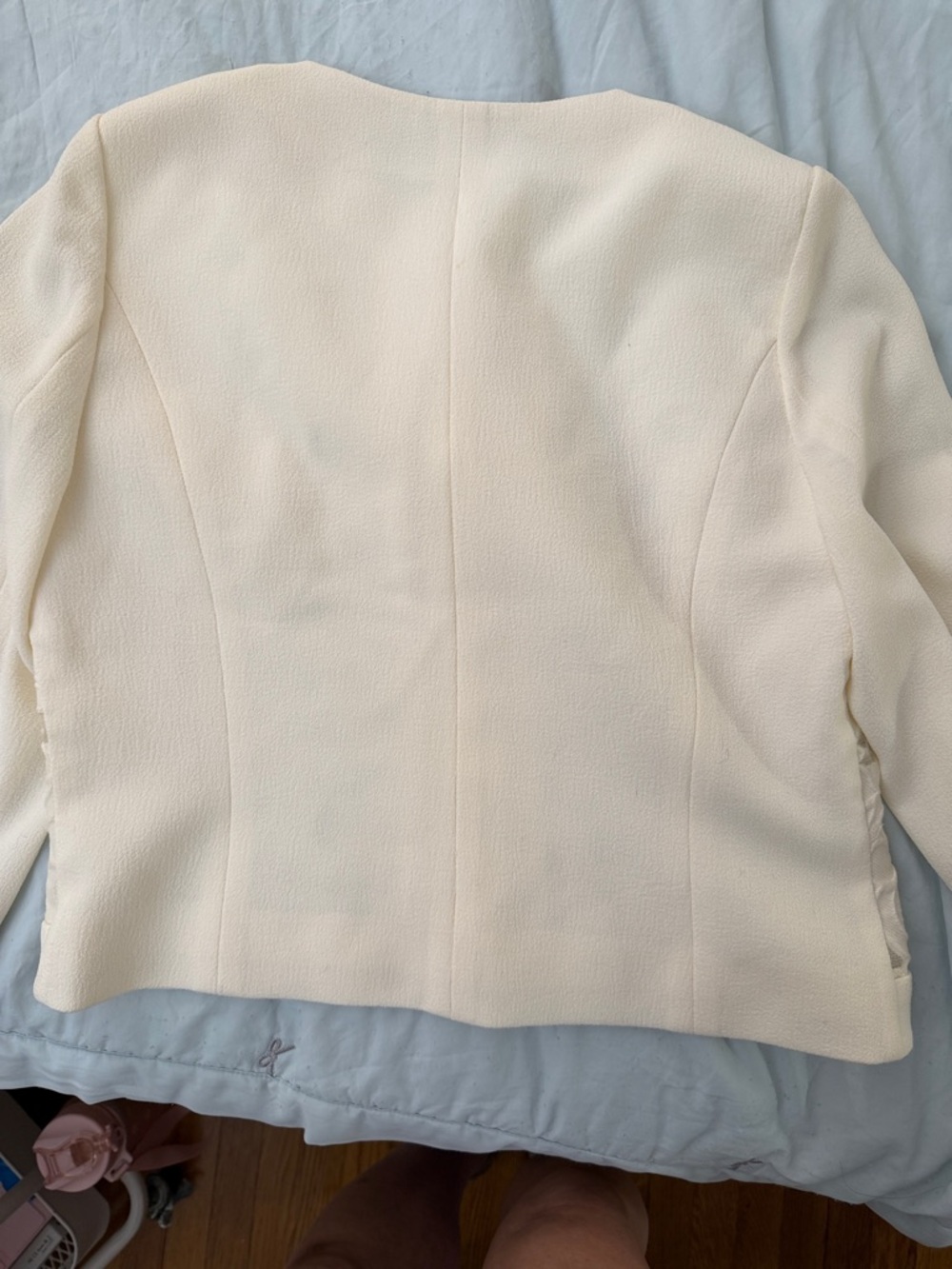 Episode Women's Cream Embroidered Lace Jacket - Picture 3 of 12